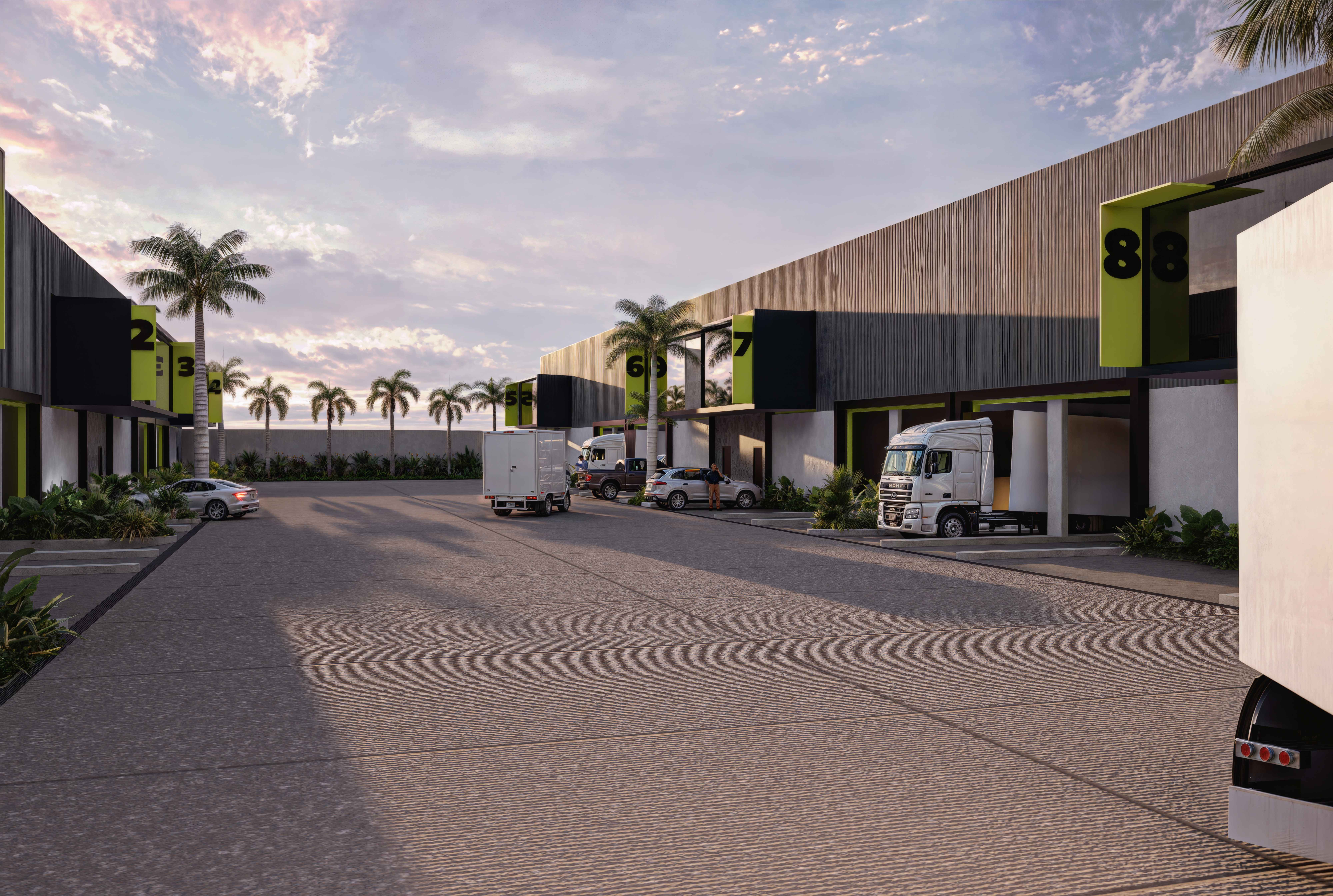 Vista interior de bodegas